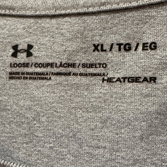 Under Armor USAF Gray Athletic Activewear Long Sleeve Tee Shirt XL - Picture 6 of 6